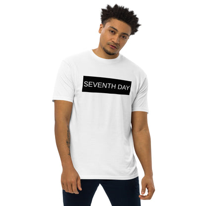 YHWH Men’s Premium Seventh Day Heavyweight T-Shirt