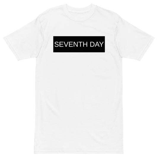 YHWH Men’s Premium Seventh Day Heavyweight T-Shirt